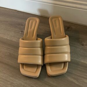 Vince Cream Women's Padded Mules